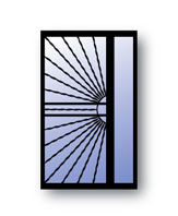 Sunburst Door Design