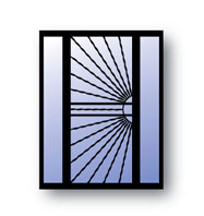 Sunburst Door Design