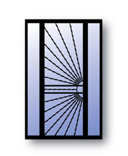 Sunburst Door Design