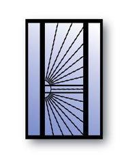 Sunburst Door Design